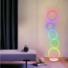 RGB Minimalist Circular Floor Lamp