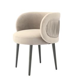 Modrest Hartman Modern Grey Accent Chair