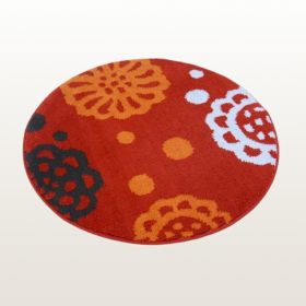 Naomi - [Festive Firework Day] Round Home Rugs (35.4 by 35.4 inches)