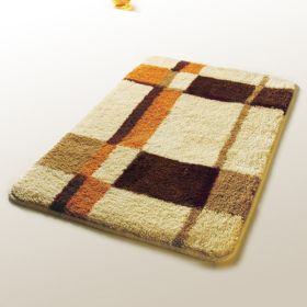 [Checker] Wool Throw Rugs (17.7 by 25.6 inches)