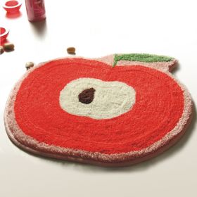 [Red Apple] Kids Room Rugs (20.9 by 22 inches)
