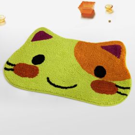 [Smiley Cat] Kids Room Rugs (17.7 by 25.6 inches)