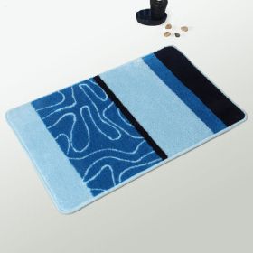 Naomi - [Elegant Blue] Luxury Home Rugs (17.7 by 25.6 inches)