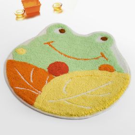 [Smiley Frog] Kids Room Rugs (21.6 by 21.6 inches)