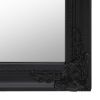 Free-Standing Mirror Black 19.7"x78.7"