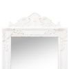 Free-Standing Mirror White 19.7"x78.7"