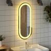 LED Bathroom Mirror 27.6"x11.8" Oval