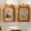 Crown 5x7 Imitation Wood Photo Frame Hanging Wall Picture Frame Cute Baby Photo Frame Ornaments Display,Brown