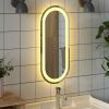 LED Bathroom Mirror 23.6"x9.8" Oval
