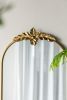 24" x 42" Arched Wall Mirror with Gold Metal Frame, Wall Mirror for Living Room Bedroom Hallway