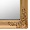 Free-Standing Mirror Gold 17.7"x70.9"