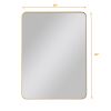 Wall Mirror 30x40 Inch Gold Rectangular Mirror Metal Framed Mirror Vanity Mirror Dressing Mirror, for Bathroom, Living Room, Bedroom Wall Decor