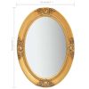 Wall Mirror Baroque Style 19.7"x27.6" Gold